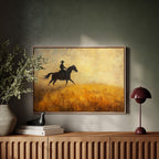 Cowboy in the Golden Haze
