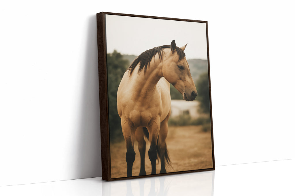 Buckskin Beauty in the Evening Light