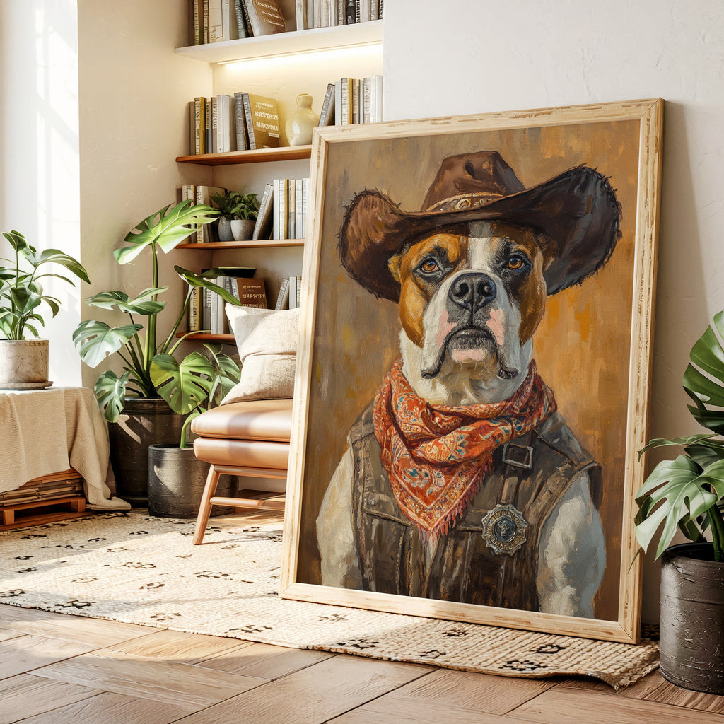 Boxer Sheriff of the Silent Plains