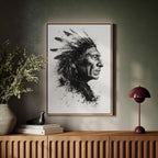 Spirit of the Plains in Ink