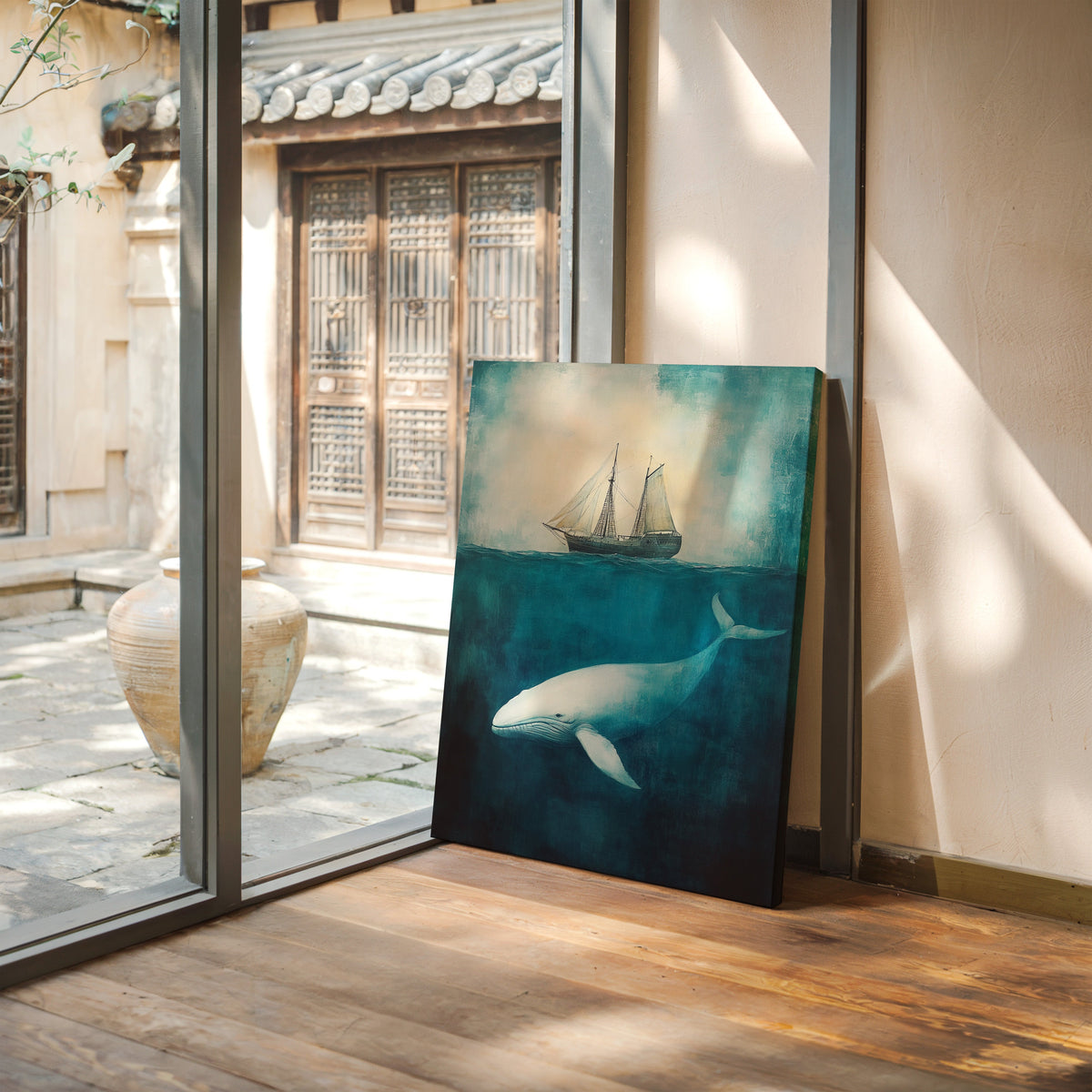 Deep Blue Silence and the Whale