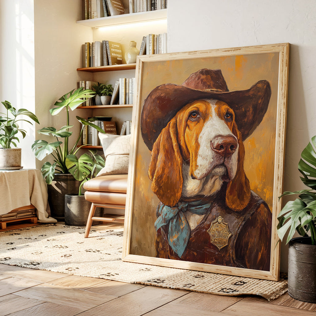 Basset Hound Frontier Sheriff