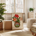 Roses in a Marmite Jar