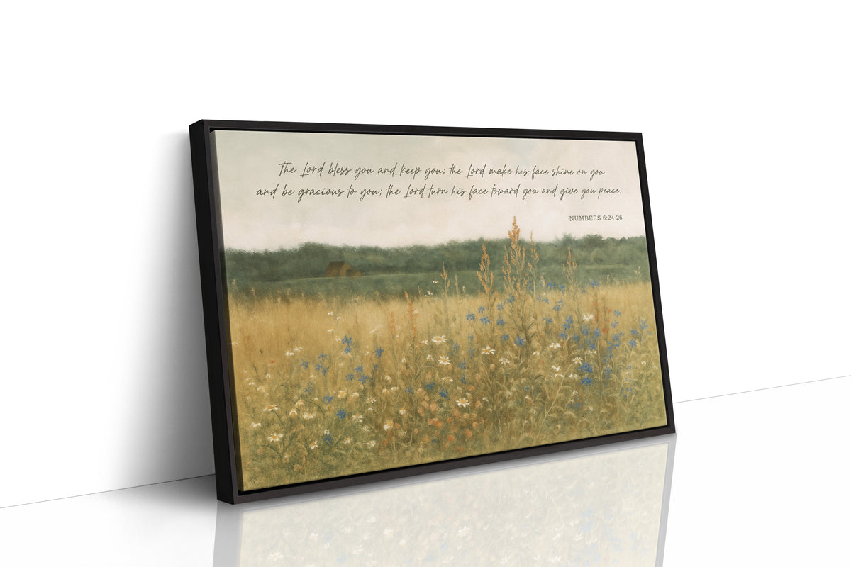Blessing in Wildflowers Numbers 6:24