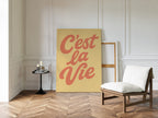 C’est La Vie Retro Wall Art