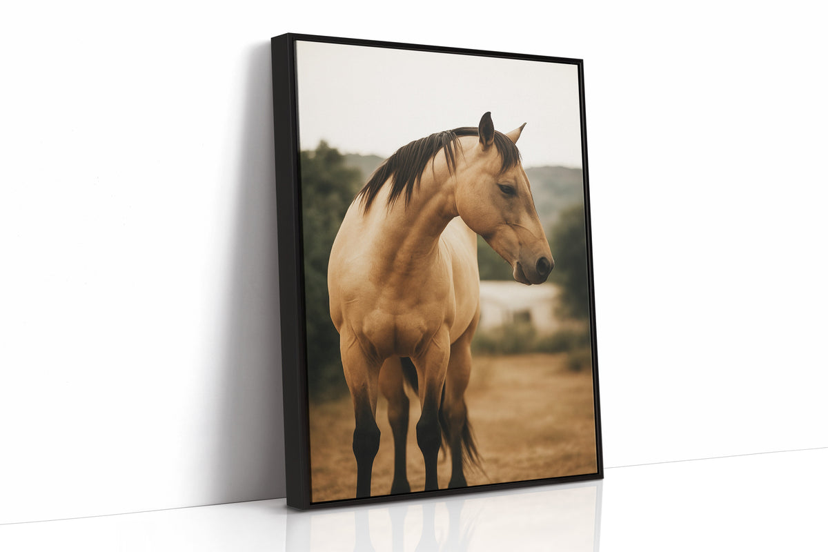 Buckskin Beauty in the Evening Light
