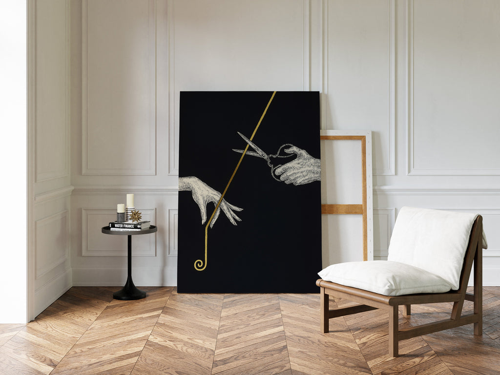 Severance Line in Gold and Ink