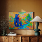 Chromatic Bear by the Riverbend