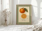 Vintage Orange Slice Botanical Study