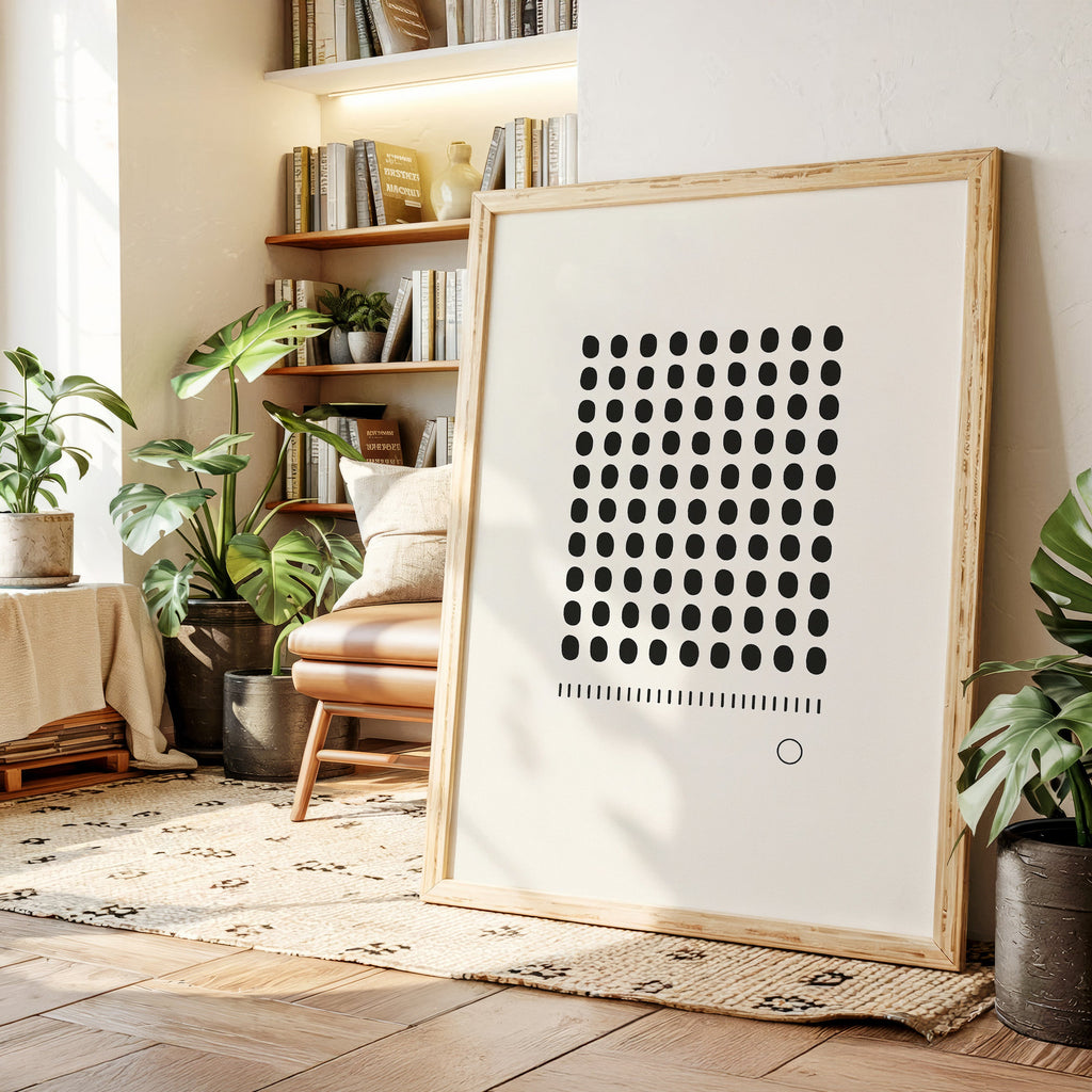 The Ninety-Nine and the One Minimalist Print