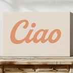 Ciao Retro Wall Art Print