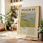 Psalm 23 Coastal Peace Print