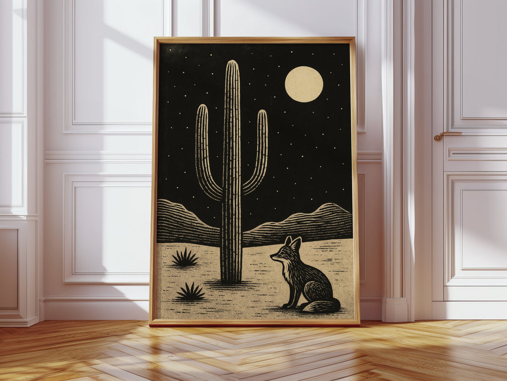 Fox and the Saguaro
