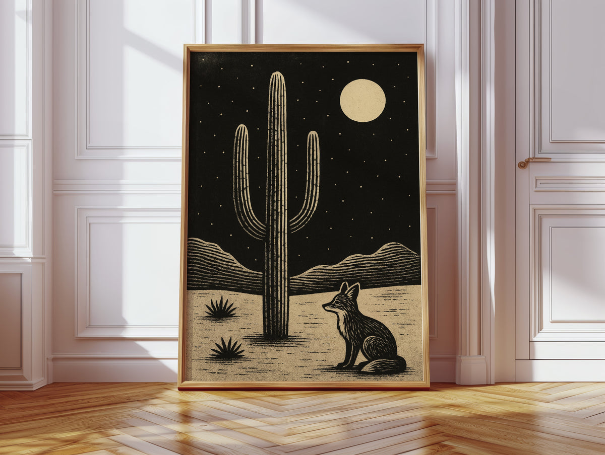 Fox and the Saguaro