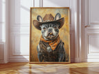 Sheriff Bulldog with a Badge and Attitude