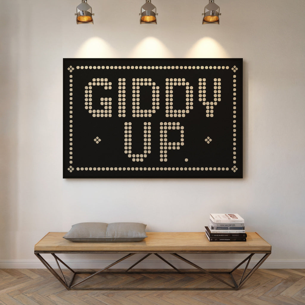 Giddy Up Western Typography