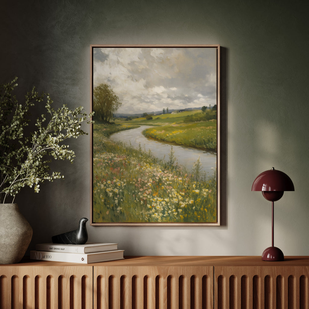 Wildflowers Along the Winding River