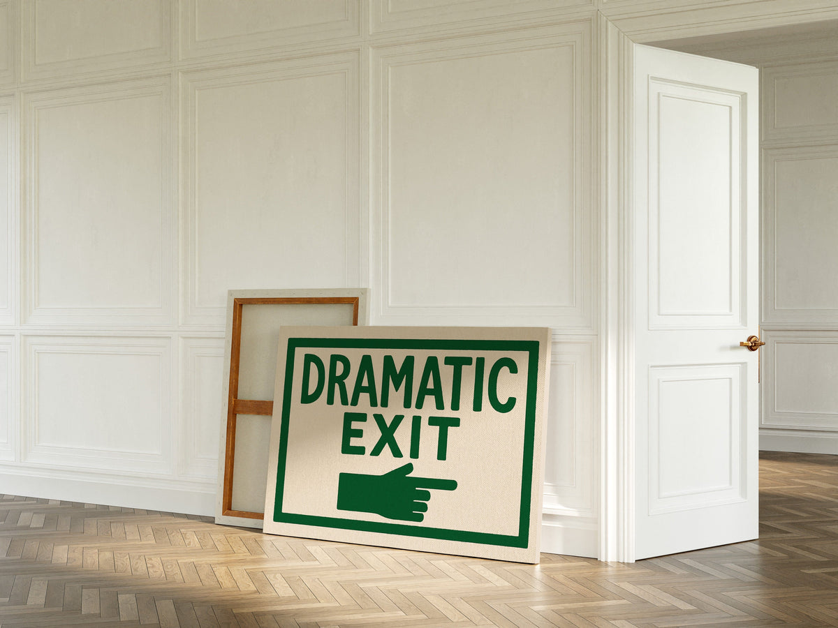 Dramatic Exit (Stage Left)