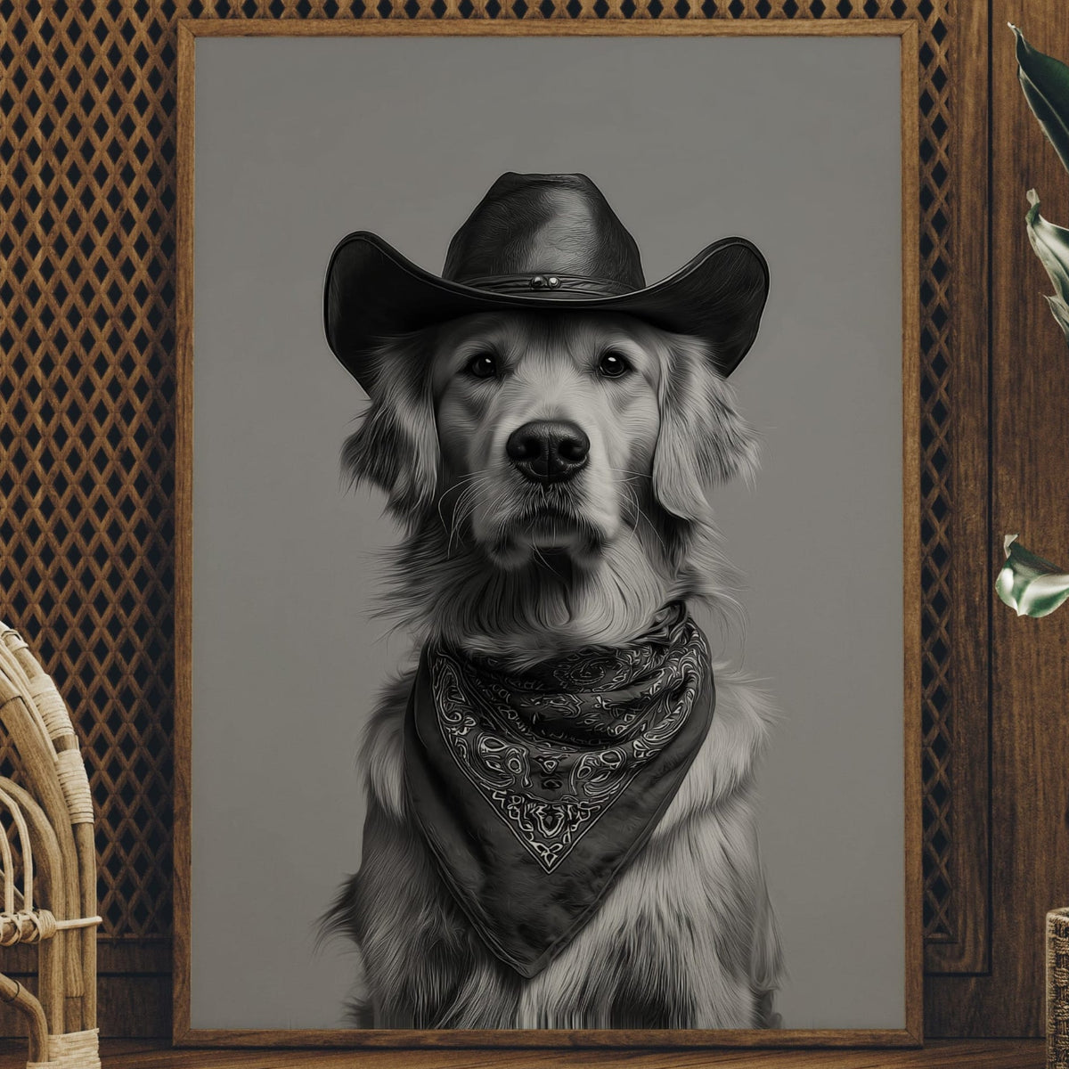 A Canine Cowboy's Quiet Standoff