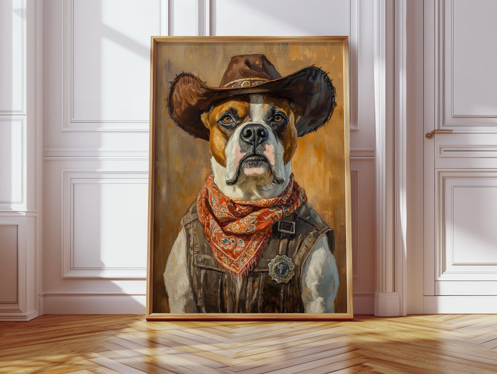 Boxer Sheriff of the Silent Plains
