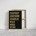 Foxtrot Uniform Charlie Kilo Print