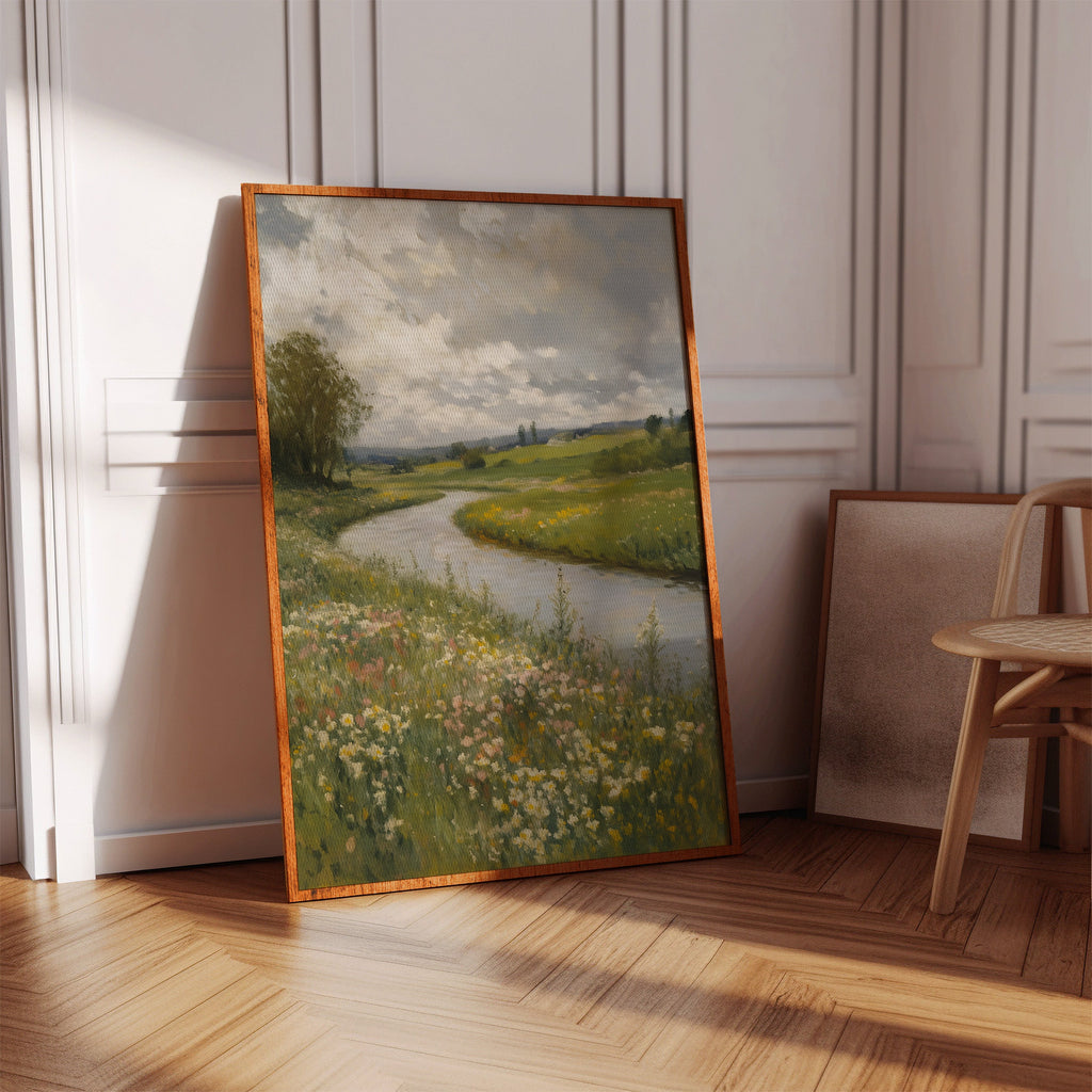 Wildflowers Along the Winding River