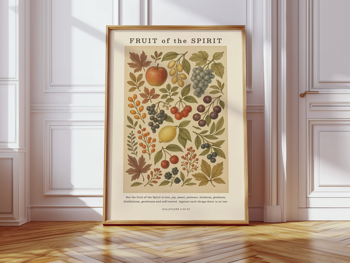 Fruit of the Spirit Botanical Print