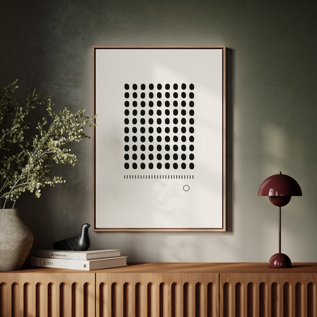 The Ninety-Nine and the One Minimalist Print
