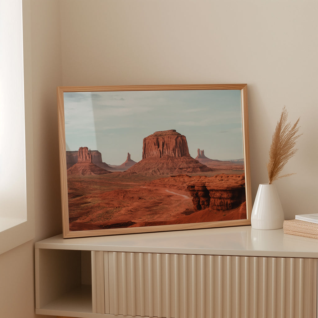 Monument Valley Buttes Under Open Sky