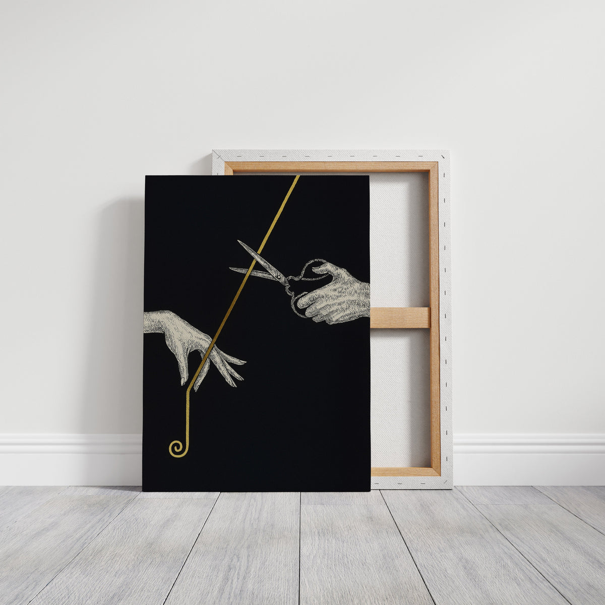 Severance Line in Gold and Ink