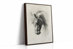 Horse Pencil Drawing – Western Equine Wall Art