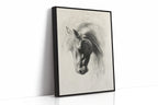 Horse Pencil Drawing – Western Equine Wall Art