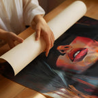 Sunkissed Heat – Bold Cowgirl Portrait with Fiery Palette