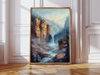 Echo Falls – Misty Canyon Waterfall Landscape