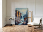 Echo Falls – Misty Canyon Waterfall Landscape