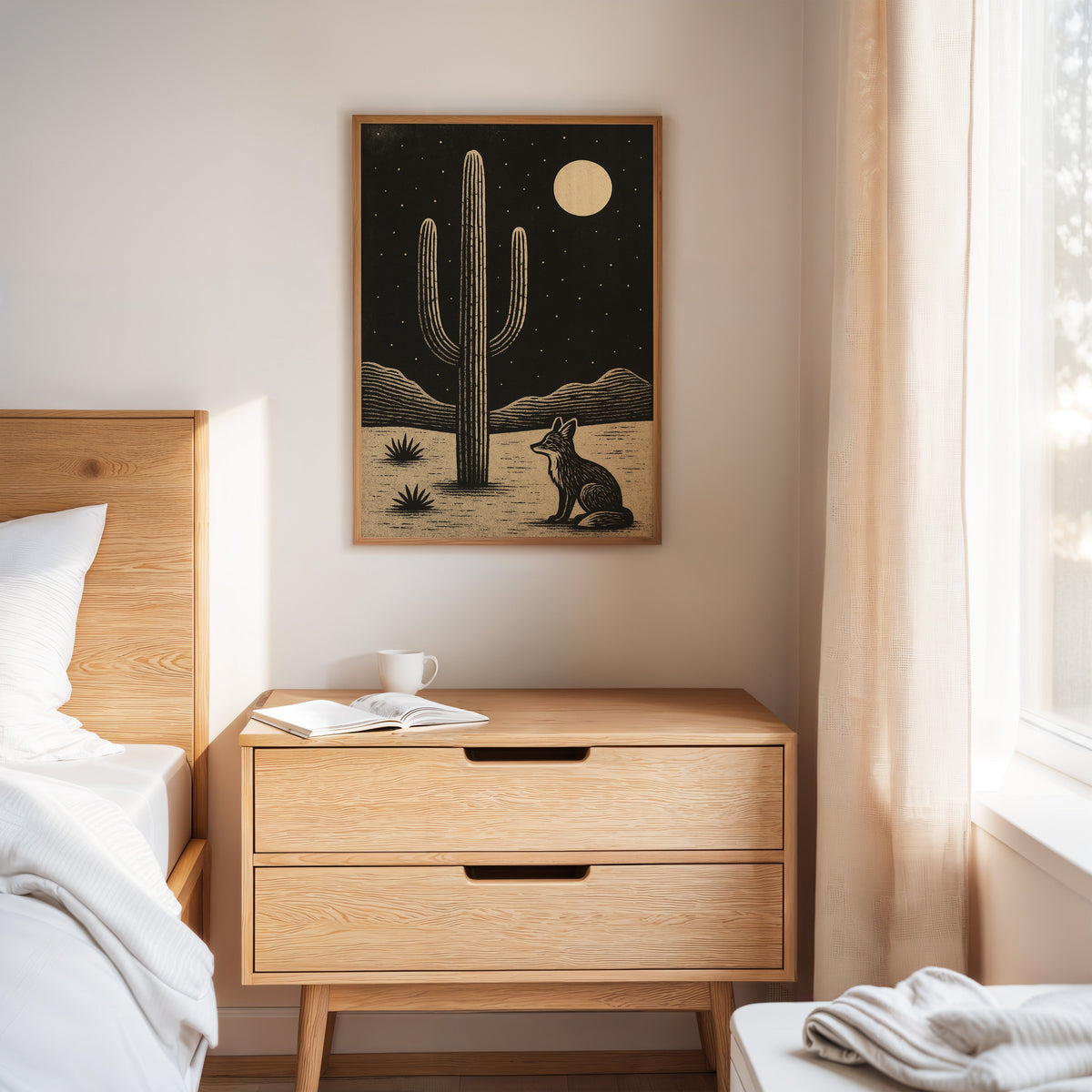 Fox and the Saguaro