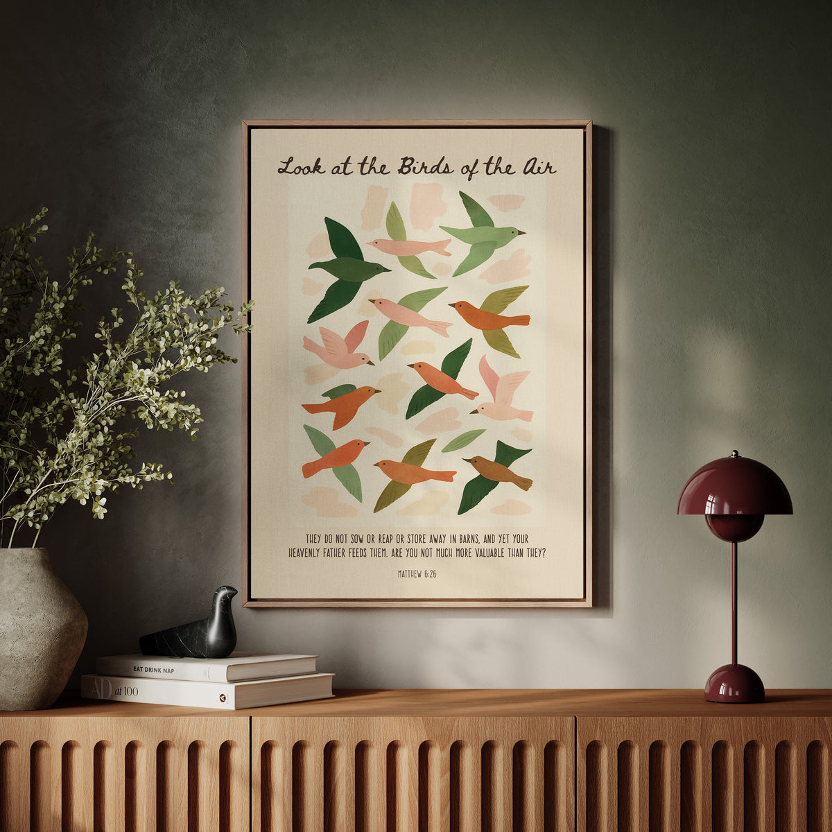 Look at the Birds of the Air Print