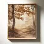 Pathways Through Golden Haze