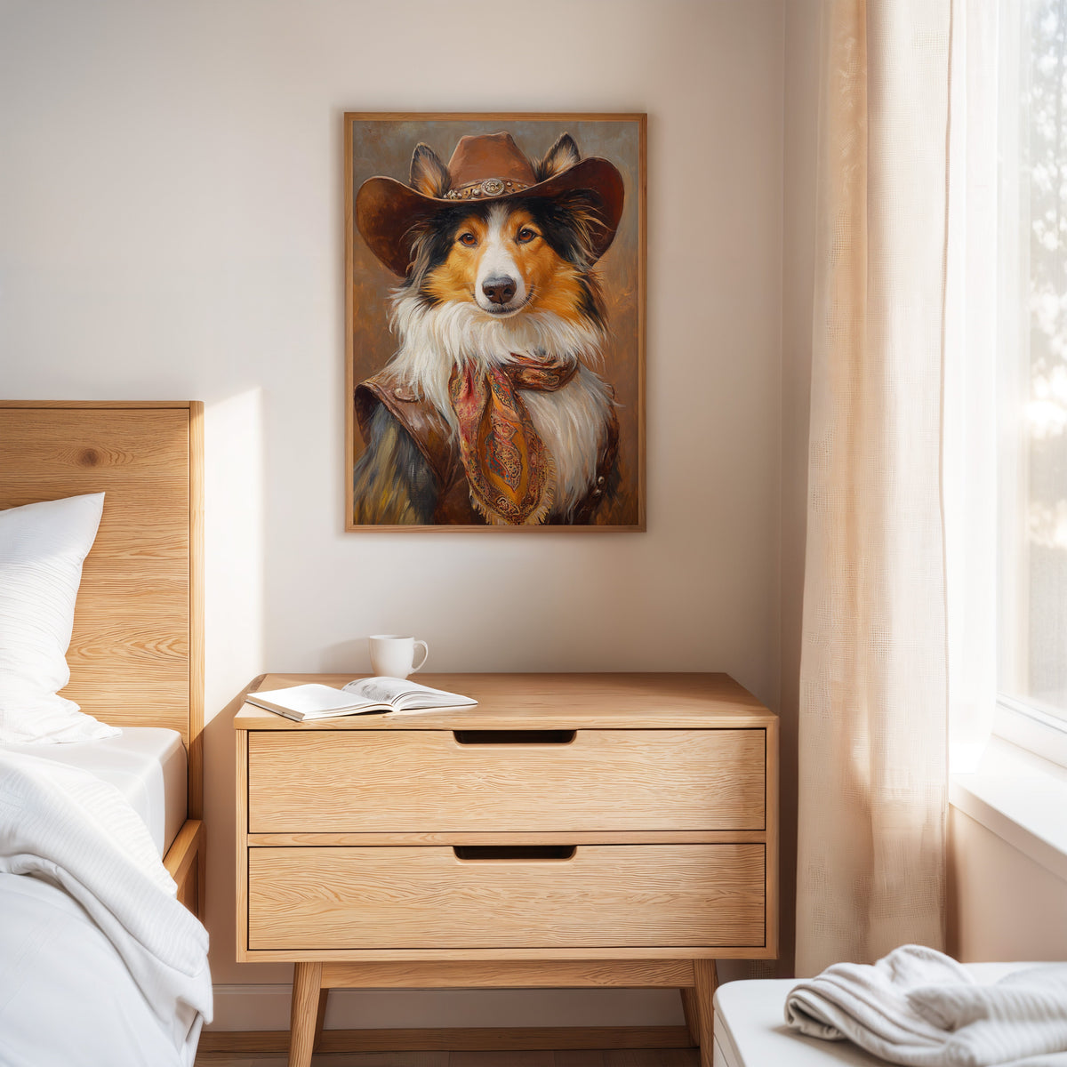 Rough Collie Sunset Wrangler