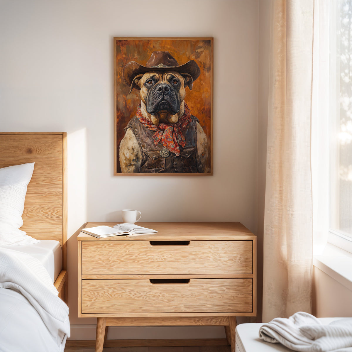 Bullmastiff Sheriff of the High Plains