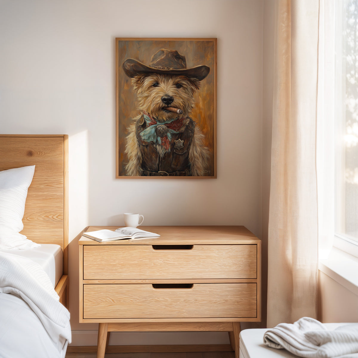 Wheaten Terrier Wild West Deputy