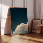 Rising Cloud Beneath Deep Sky