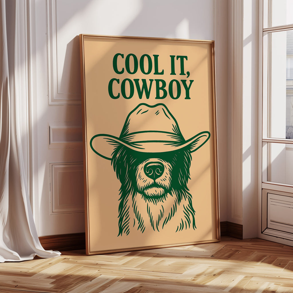 Cool It, Cowboy – Western Sass Meets Doggone Charm