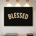Blessed Minimalist Arch Text Print