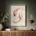 Yin-Yang Koi Fish – Minimalist Japanese Ink Wall Art