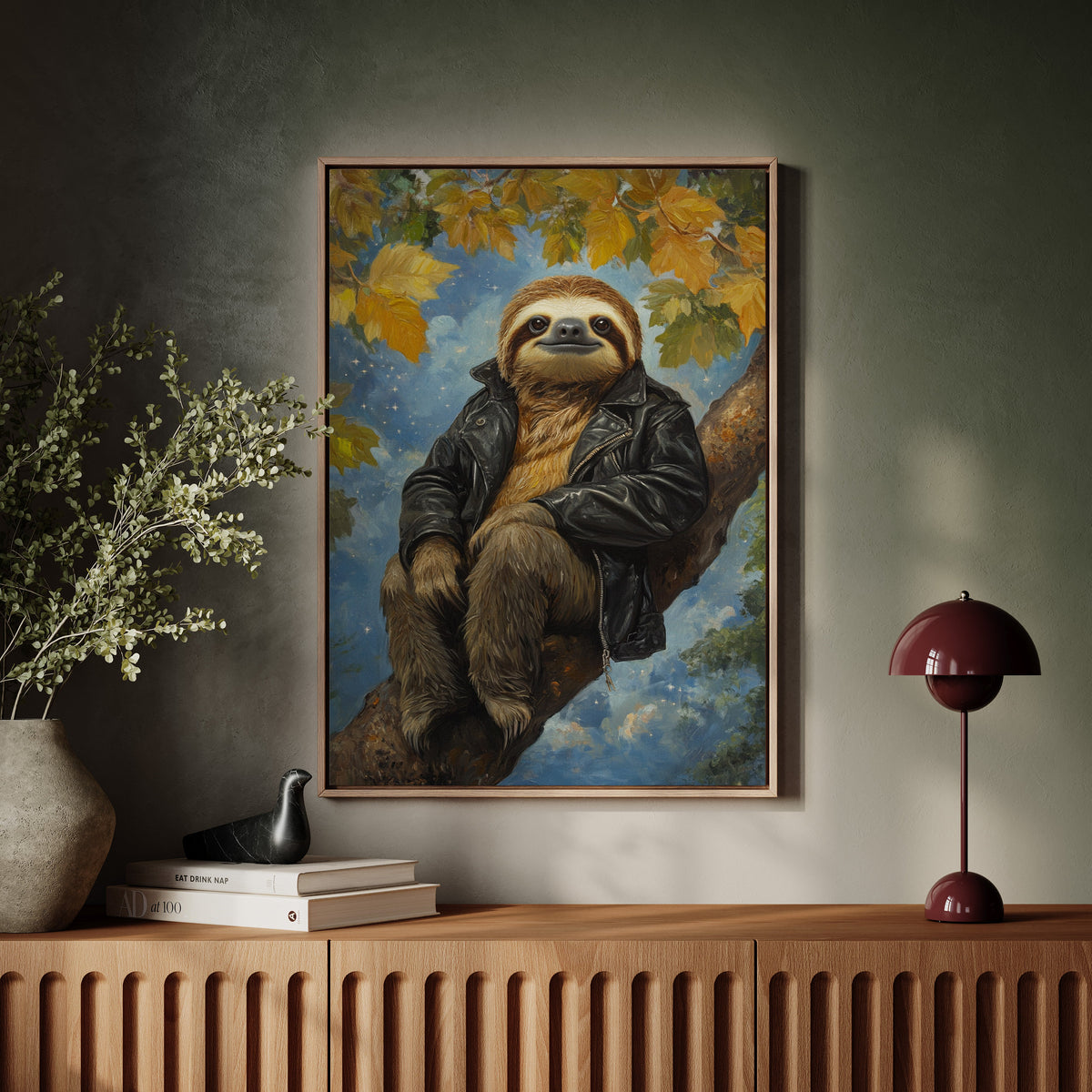 Rebel Sloth in a Leather Jacket