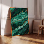 Veins of Emerald and Golden Earth