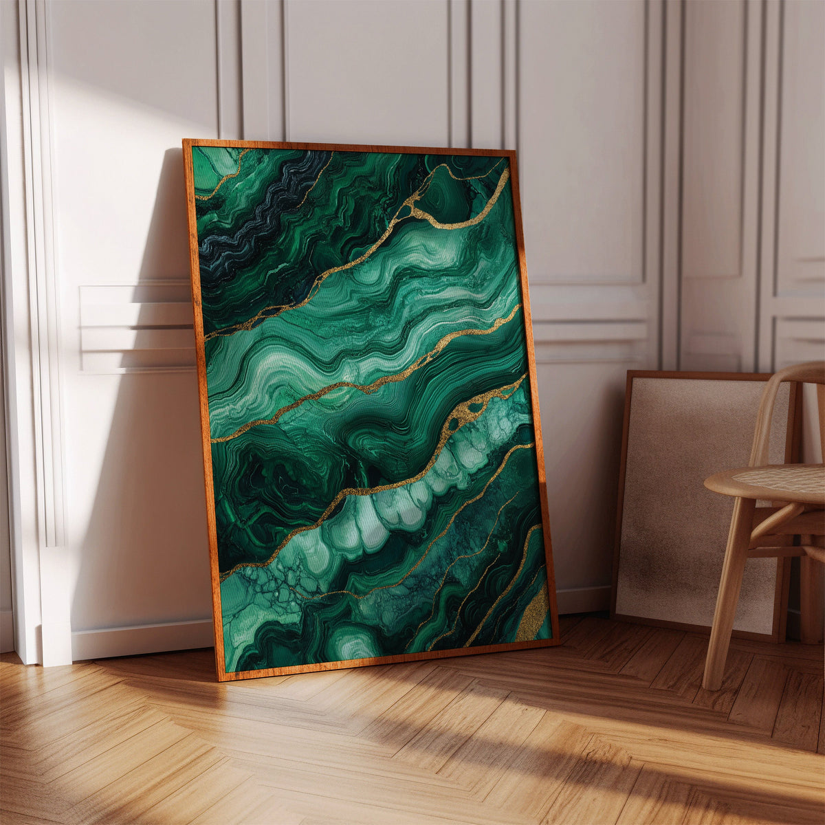 Veins of Emerald and Golden Earth