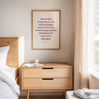 Romans 15 Hope and Peace Scripture Print