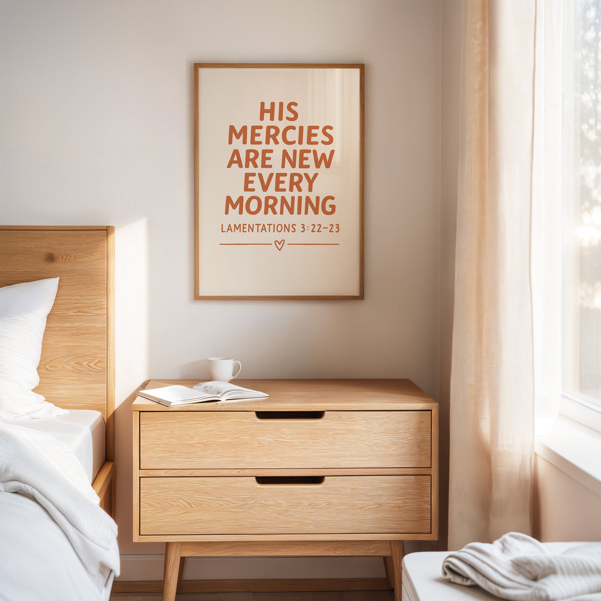 New Every Morning Scripture Print